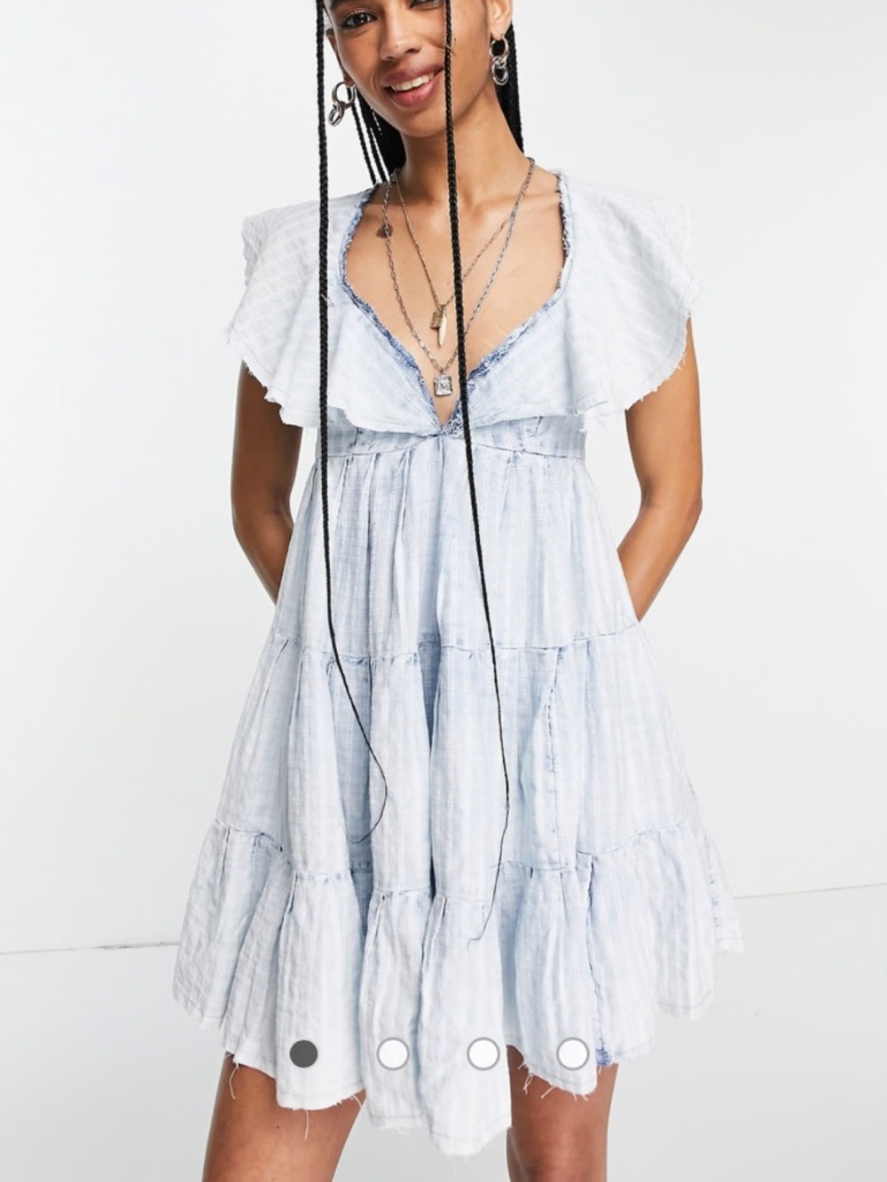 Free People Undone mini dress